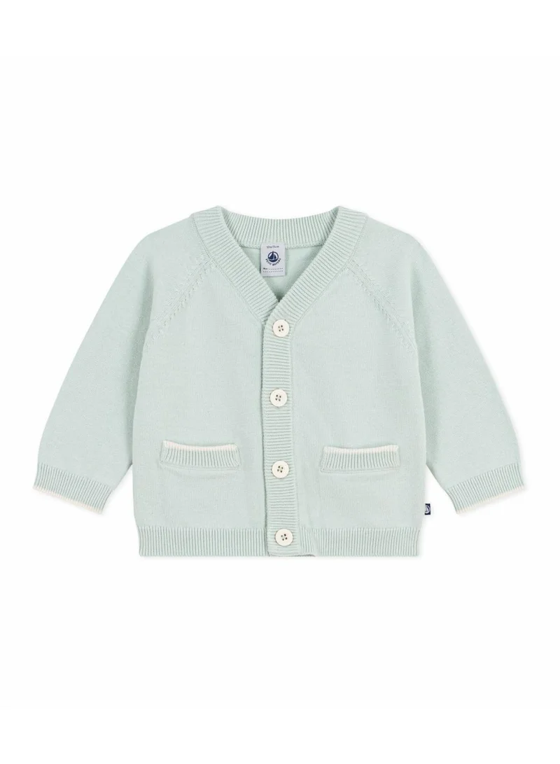 بيتي باتو Babies' plain cotton cardigan